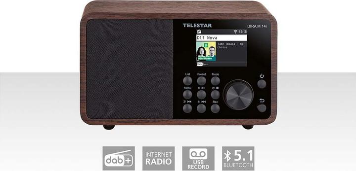 Produktbild Telestar DIRA M14i (Internetradio, DAB+, UKW, FM, Bluetooth, WLAN)