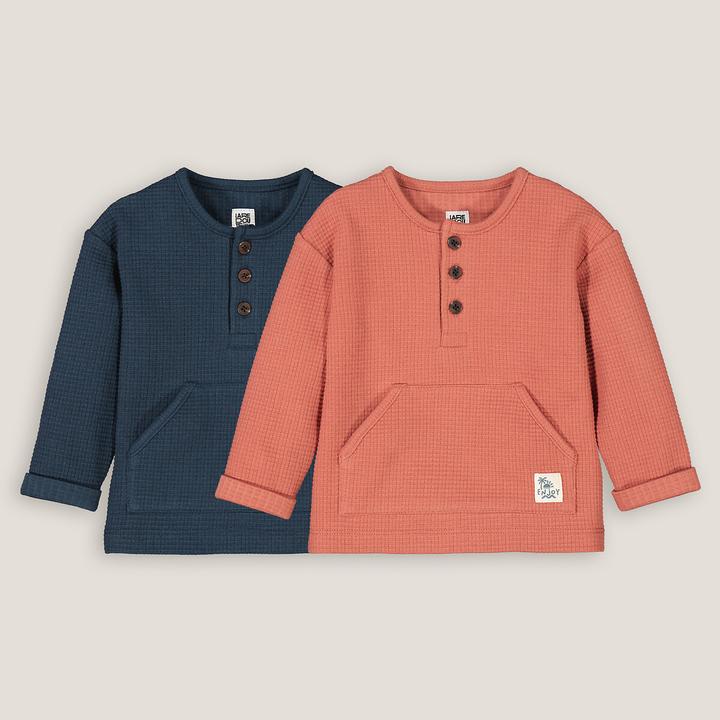 La Redoute Collections 2er-Pack Langarmshirt