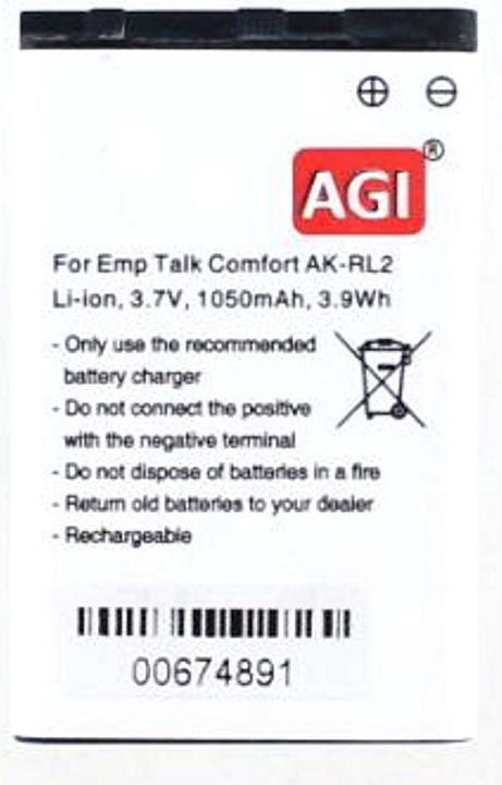 Actual product image AGI 116637 - Battery - Emporia - V20MB - Black - Lithium-Ion (Li-Ion) - 3.7 V