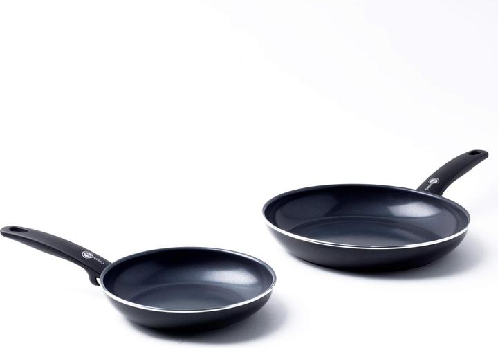 Actual product image Greenpan Cambridge Frying Pan Set 2 Piece (Pan set + pot set, Ceramic)