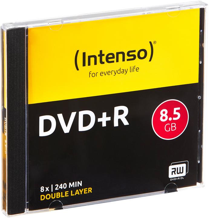 Actual product image Intenso DVD+R DL 8.5GB/240min (5 x)
