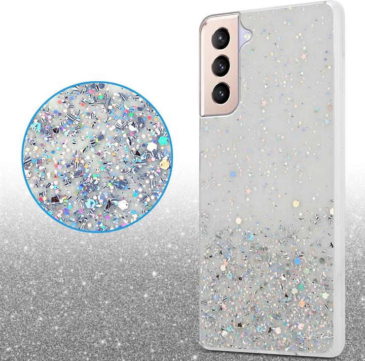 Image du produit Cadorabo Couverture TPU paillettes scintillantes (Samsung Galaxy S21+)