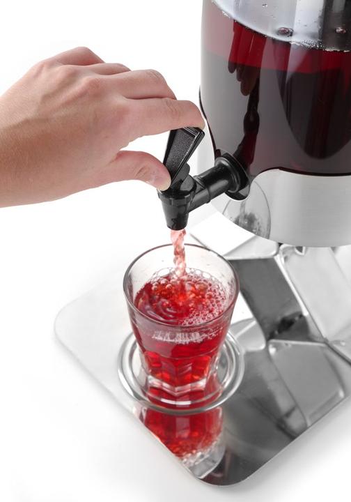 Actual product image Hendi Juice dispenser 5 l PC stainless steel 280x220x510 mm