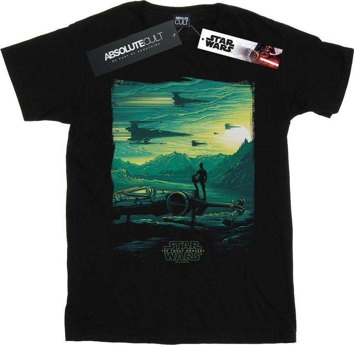 Produktbild Star Wars Poe Art Poster TShirt (4XL)