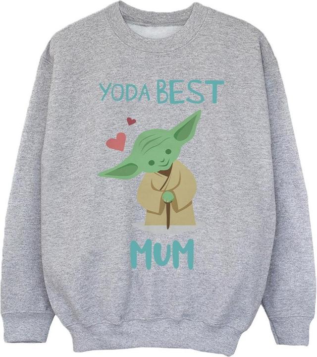 Star Wars Yoda Best Mum Sweatshirt Mädchen