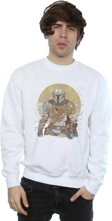 Image du produit Star Wars - Sweat THE MANDALORIAN DISTRESSED WARRIOR - Homme (XXL)