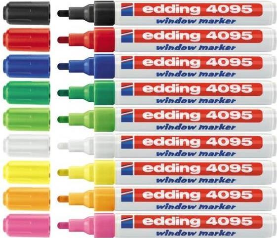 Immagine prodotto Edding Marcatore per finestre 4095 (Arancia, 2 mm, 1 x)