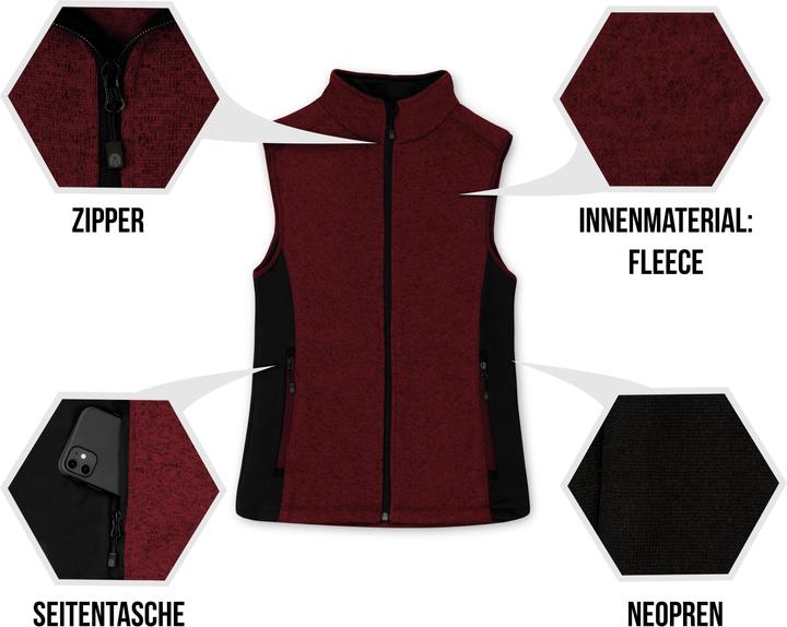 Produktbild Normani Damen Strickweste „Kashechewan“ - 8831 (L)