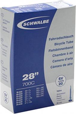 Actual product image Schwalbe EXTRA LIGHT 700x18/25c Presta 80mm (Presta (SV), 28", 80 mm)