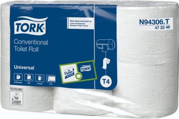 Immagine prodotto Lotus Carta igienica Tork Universal T4 2 veli naturale 472246 42Rotoli/cartone - (42 rotoli per cartone)