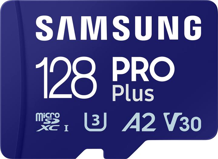 Samsung PRO Plus (128 GB, microSDXC, U3, UHS-I)