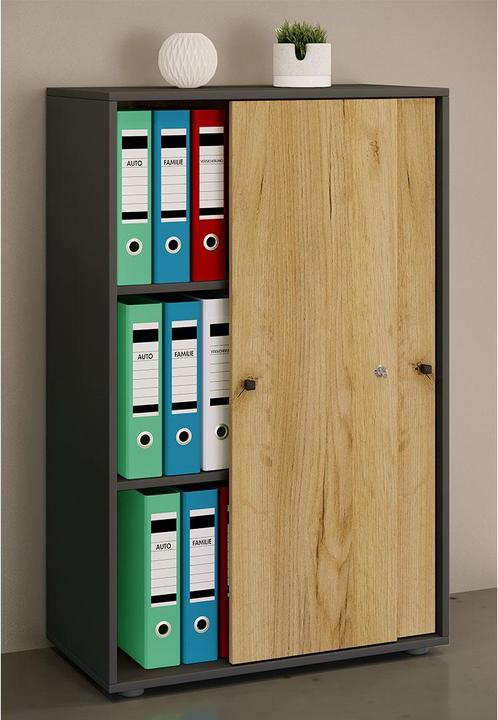 Immagine prodotto VCM Armadio ufficio ante scorrevoli Lona 3gang (70 x 37 x 111 cm)