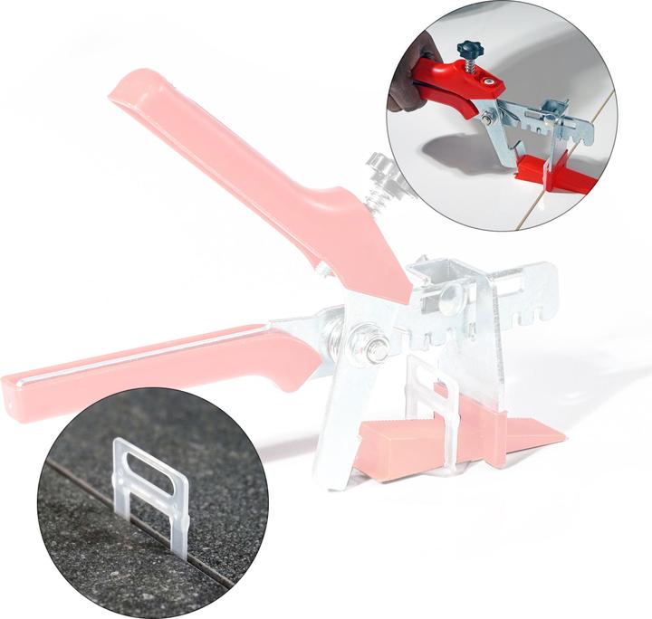 Actual product image XPOtool Tile Levelling System 800 Pull Tabs 2.0mm Laying Aid for Floor Tiles Paving Tiles