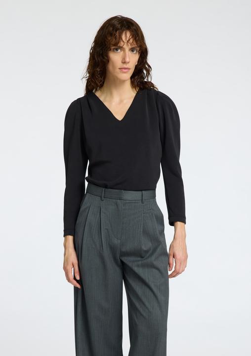 Produktbild Selected Femme Drapiertes Top mit V-Ausschnitt (3XL)