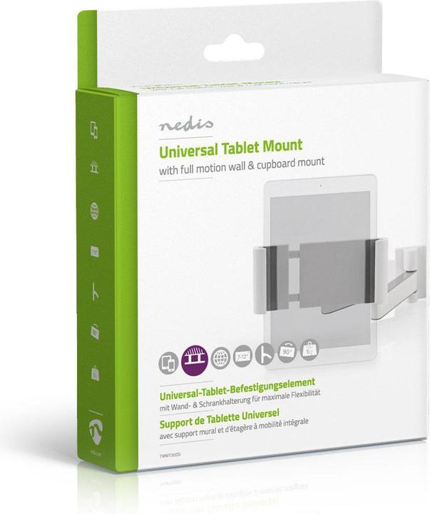 Produktbild Nedis Tablet Halterung - 7-12" - Vollbeweglich - Anwendung: Wand