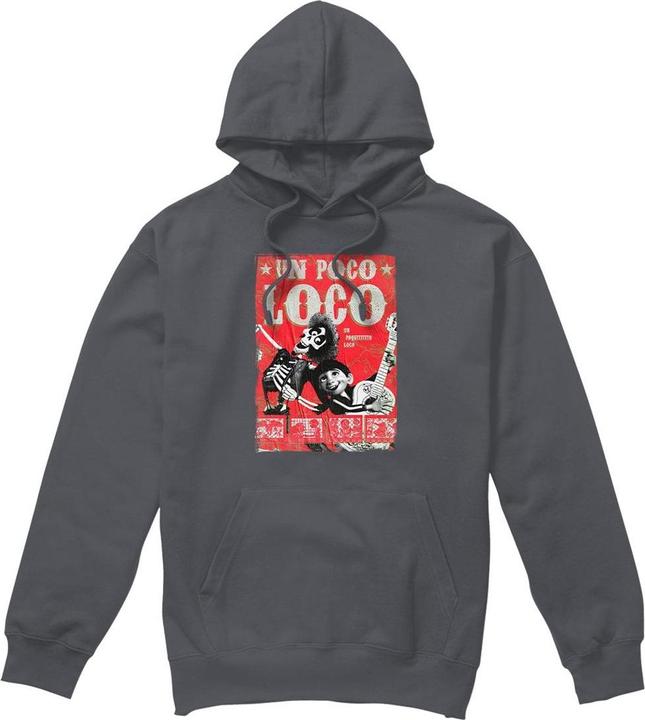 Actual product image La Maison du Coco Mens Un Poco Loco Hector Poster Hoodie (L)