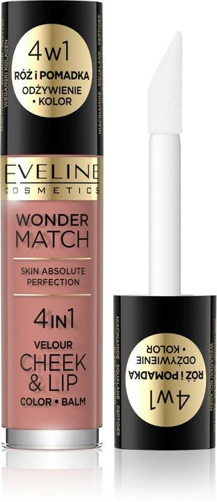 Produktbild Eveline Wonder Match Velour Cheek&Lipush And Liquid Lipstick 01 4.5Ml (01)