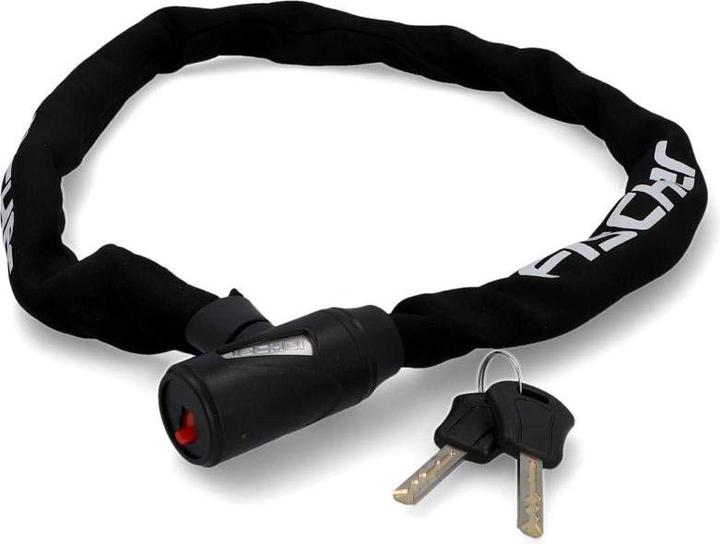 Immagine prodotto Fischer fahrradmarke 50463 Unisex - Blocco a catena per adulti in neoprene da 100 cm con chiave da (100 cm)