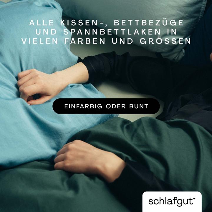 Actual product image schlafgut Woven Satin (Duvet cover, 140 x 200 cm)
