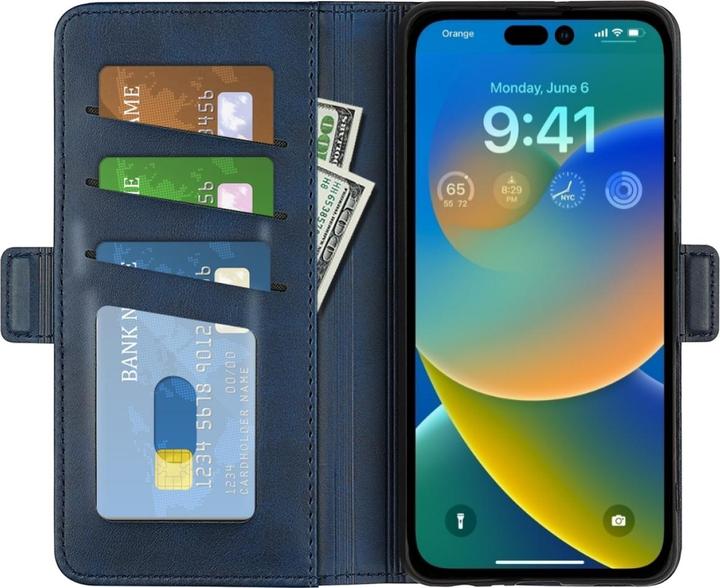 Actual product image Screenguard Apple iPhone 14 Pro Max CardLounge Leather Case (Apple iPhone 14 Pro Max)