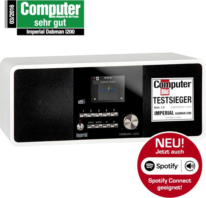 Actual product image Imperial Dabman i200 (Web radio, DAB+, FM, VHF, Wi-Fi)