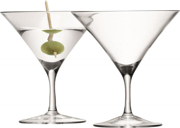 Actual product image LSA Set of 2 Bar martini glass 180ml Clear (1.80 dl, 2 x, Martini glasses)