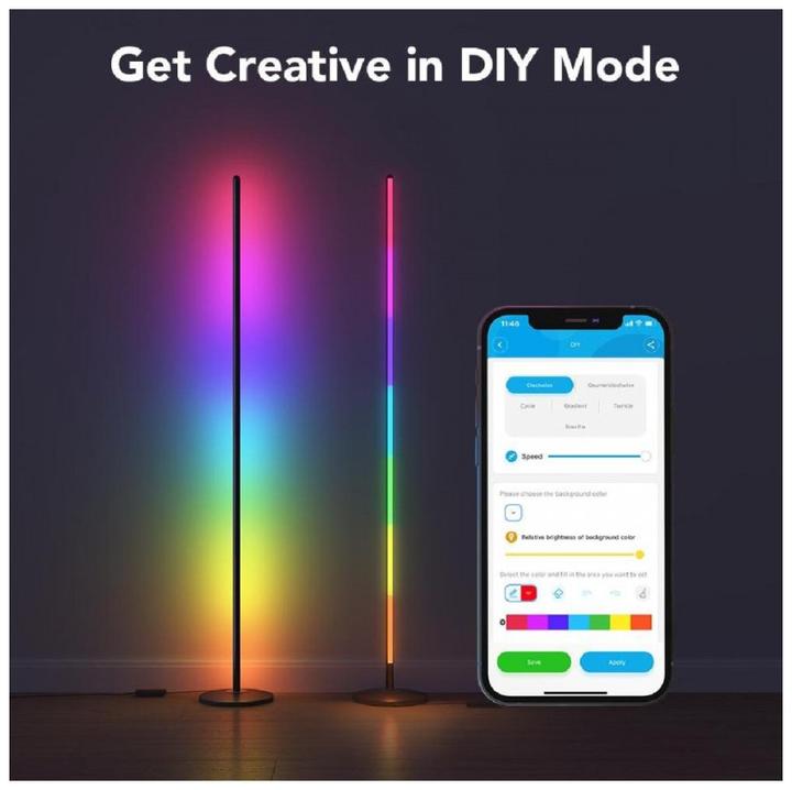 Image du produit Govee Lampadaire Smart Corner, RGBICW (1000 lm)
