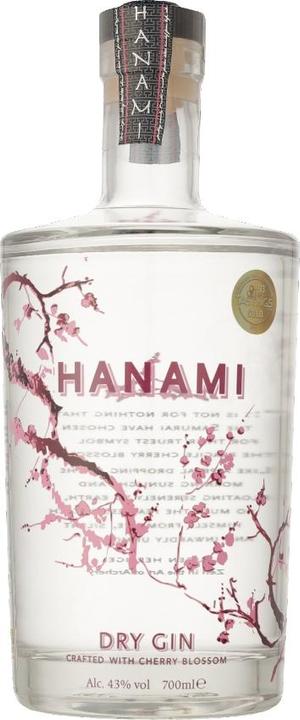 Actual product image Hanami Dry gin with cherry blossom (1 x 70 cl)
