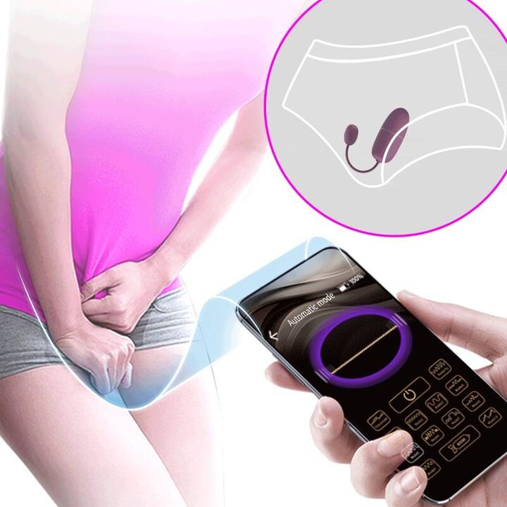 Actual product image Pretty Love Nymph Vibrating Egg App-Controlled Purple