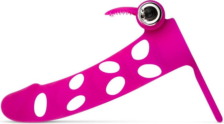Actual product image Easytoys Penis Sleeve With Bullet Vibrator - Pink
