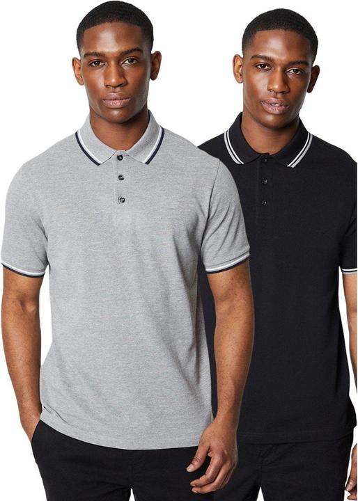 Immagine prodotto Universal Textiles Maglietta Polo Bordato Uomo Misura Confezione 2 (S)