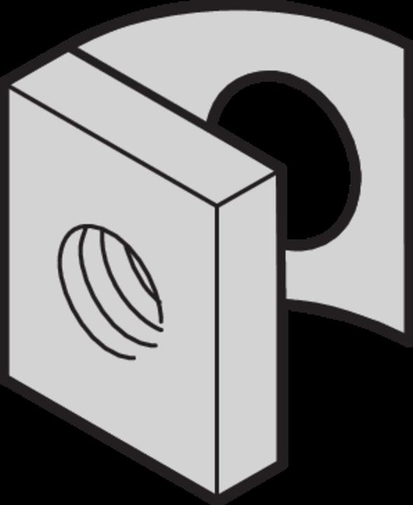 Actual product image Schroff Sliding nut