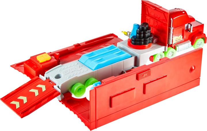 Actual product image Mattel Glow Racers Transforming Mack Playset
