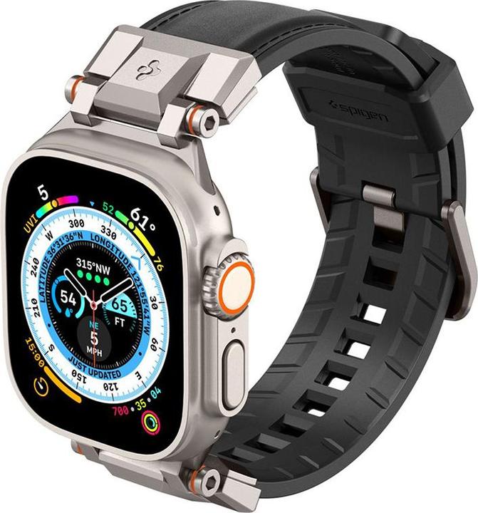 Actual product image Spigen DuraPro Armor PU Apple Watch (49mm) Band (Polyurethane (PU), Thermoplastic polyurethane (TPU))