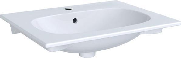 Produktbild Geberit Keramag Acanto Möbel-Waschtisch Slim 500640, mit Hahnloch, mit Überlauf, 600x480mm (480 mm, 600 mm)