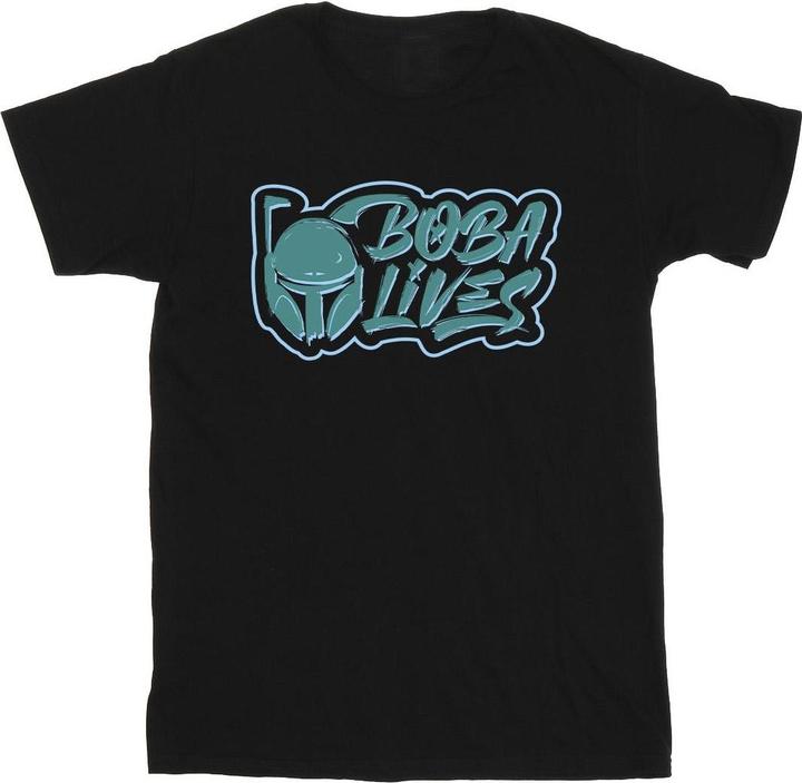 Star Wars The Book Of Boba Fett Lives Chest TShirt (XL)