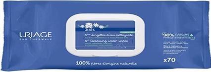 Actual product image Uriage Bébé 1st Cleansing Wipes (70 Piece)