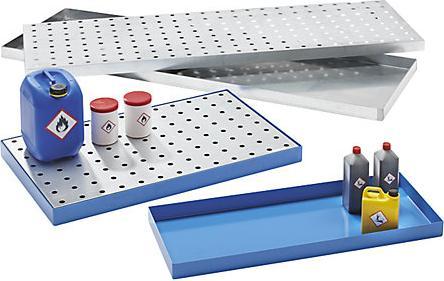 Produktbild eurokraft basic Stahl-Kleingebinde-Auffangwanne