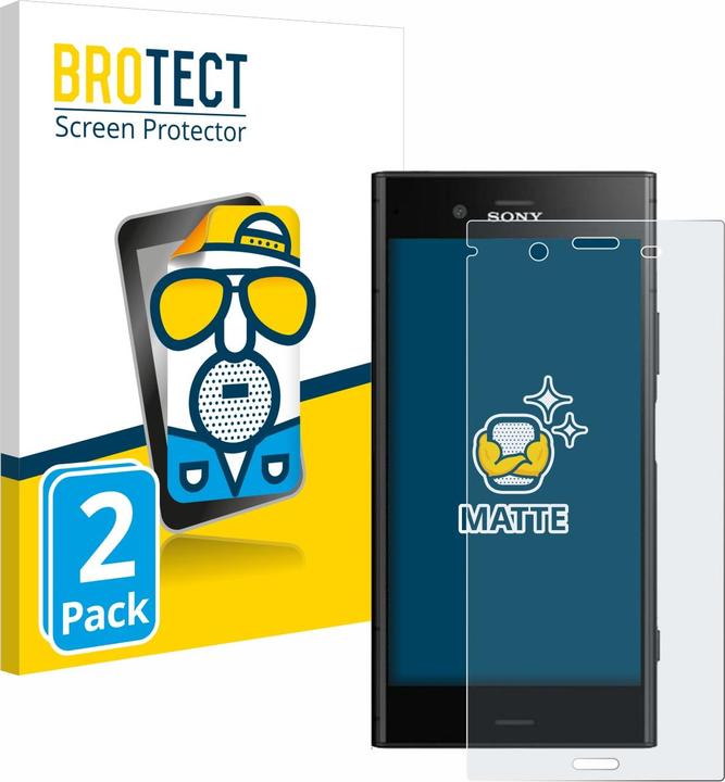 Productafbeelding BROTECT Antireflecterende schermbeschermer mat (2 Stuk, Sony Xperia XZ1)