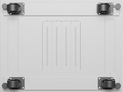 Actual product image Lanberg rack cabinet 22U 600x800 glass (10.87 RU, 19 inch rack)