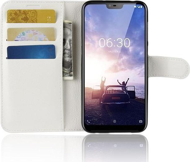 Productafbeelding MU Classic Litchi Leren Boekomslag Serie (Nokia 6.1 Plus)