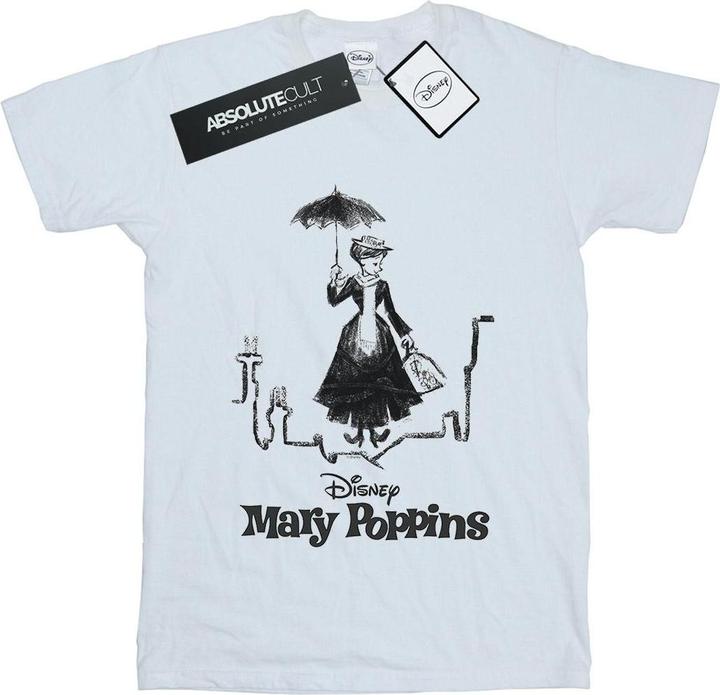 Immagine prodotto Disney Mary Poppins Rooftop Landing Maglietta Uomo (XL)