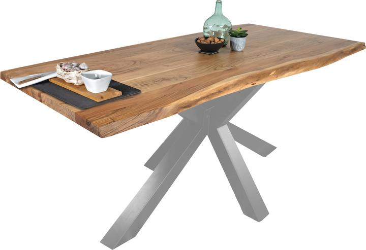Actual product image SAM TIM Baumkante massiv Akazie (260 x 100 x 77 cm)