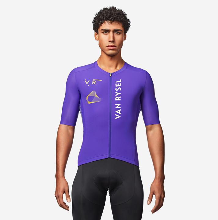 Image du produit Van rysel Maillot de vélo route manches courtes été unisexe - RACER 2 violet (XL)