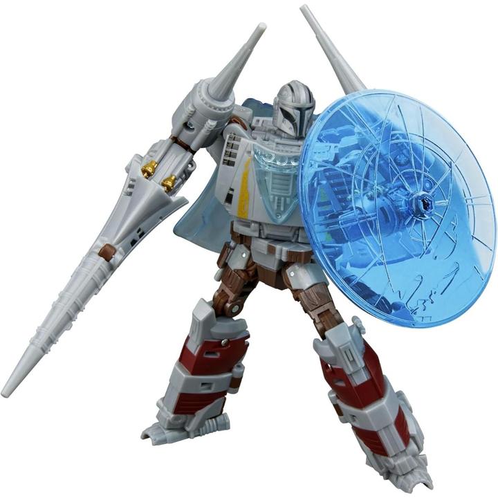 Actual product image Hasbro Star Wars x Transformers action figure The Mandalorian / N-1 Starfighter 19 cm