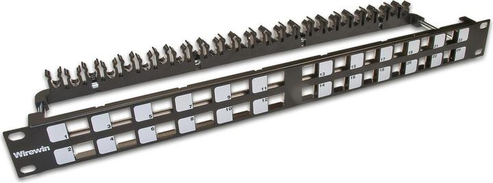 Image du produit Wirewin Panneau de brassage 24 ports 1U, blindé