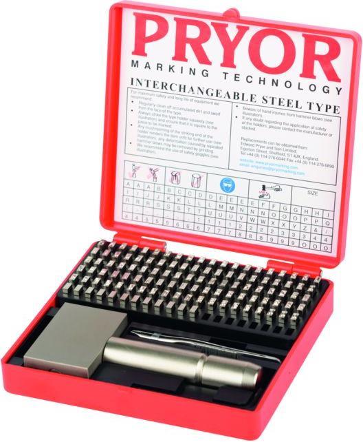 Image du produit Pryor Jeu de caractères alphanumériques interchangeables, police normale 0 - 9 et A - Z