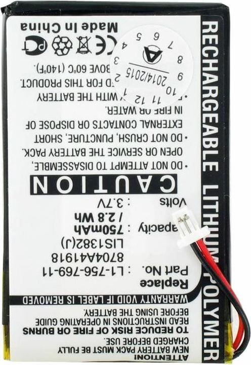 Produktbild Sony Akku PRS-500, PRS-505, PRS-700, PRSA-CL1 (Gerätespezifisch, 750 mAh)