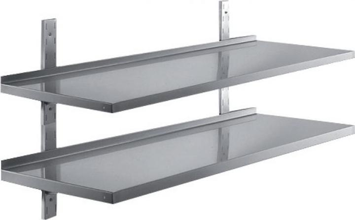 Actual product image Gastro Hero Wall shelf Basic / double (180 x 40 x 70 cm)
