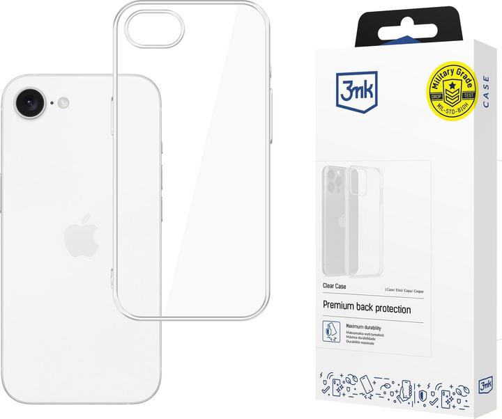 Immagine prodotto 3MK Custodia trasparente per iPhone SE 4 (Apple iPhone 16e)